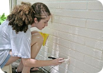 how to paint masonry walls