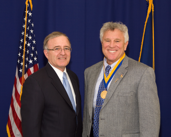 Scott McClurg and Senator DeFrancisco