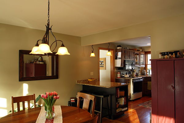 Open Kitchen and Dining Area