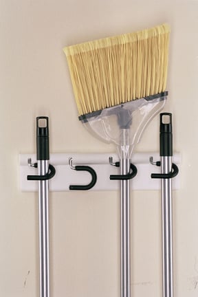 Mop-and-broom-organizer