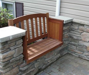 Outdoor-Built-in-Mahogany-Bench-Seating