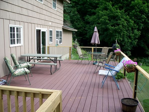 finished composite deck