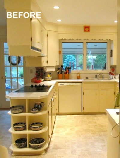 BEFORE: 1950s kitchen