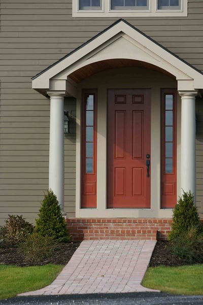 Exterior Door with Sidelights