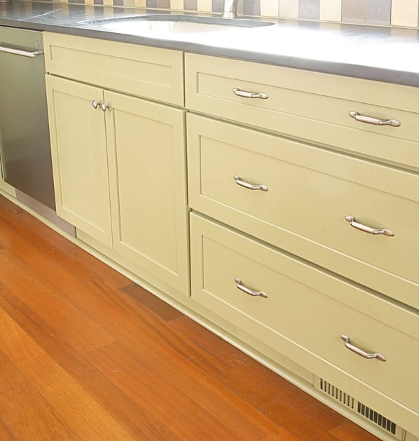 kitchen cabinets with Top Knobs pulls