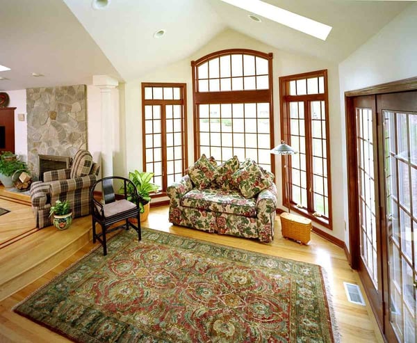Step Down Sunroom Addition