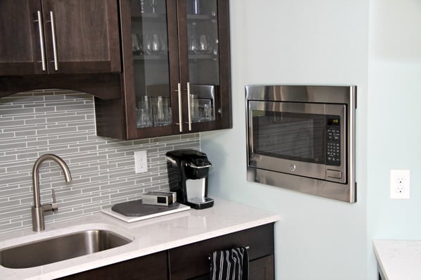 basement kitchen close-up photo