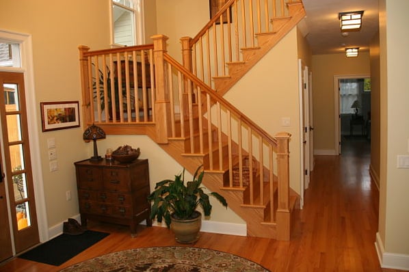custom cherry staircase
