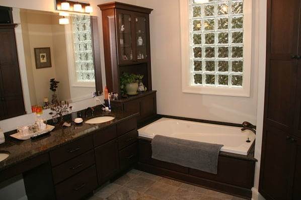 custom master bath