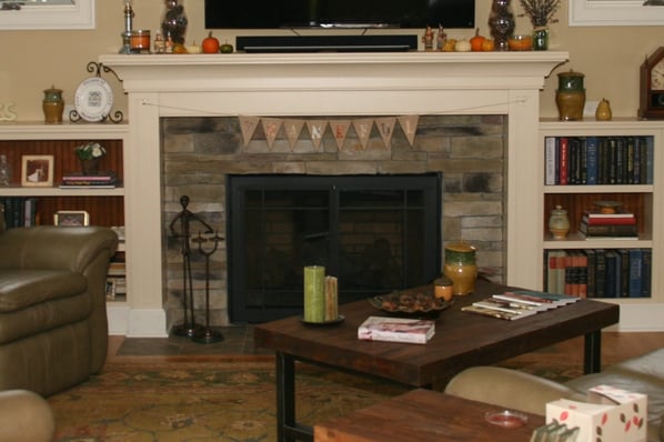 family room fireplace