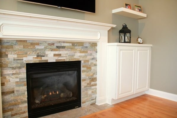 fireplace surround and hearth