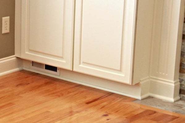 Heat Vent Under Cabinet