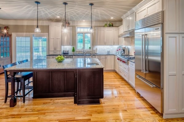 kitchen addition with large island