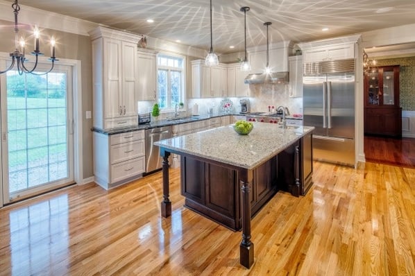 kitchen island workspace