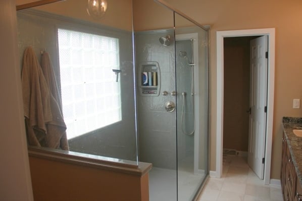 Project Of The Month Master Bath With A Doorless Walk In Shower