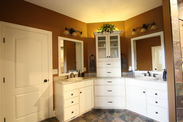 double_sink_vanity_with_white_painted_cabinets