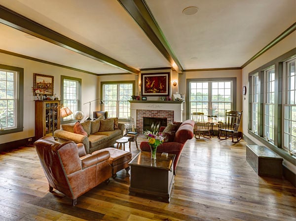 living-room-with-beamed-ceiling