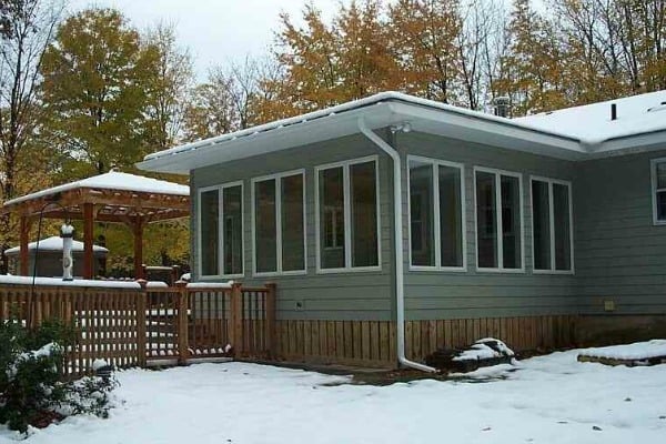 rear sunroom addition