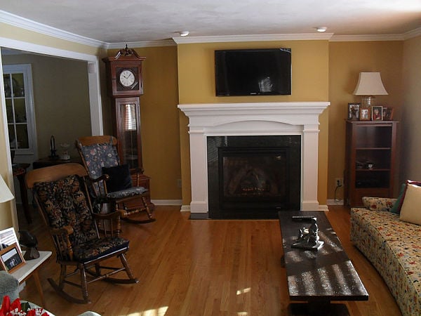 white-painted-fireplace-mantel