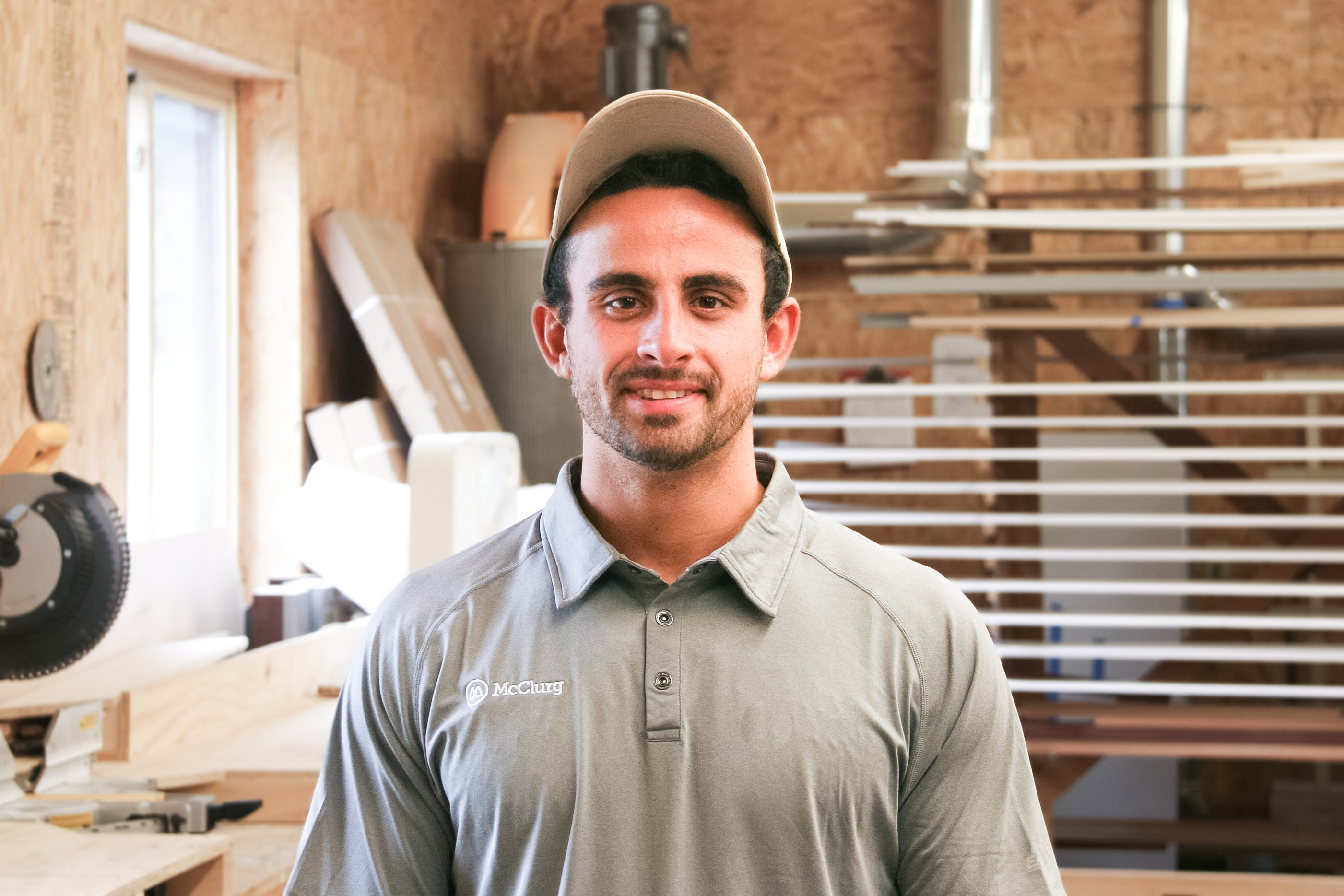 Luke Rufo, Lead Carpenter - Production Team Photo