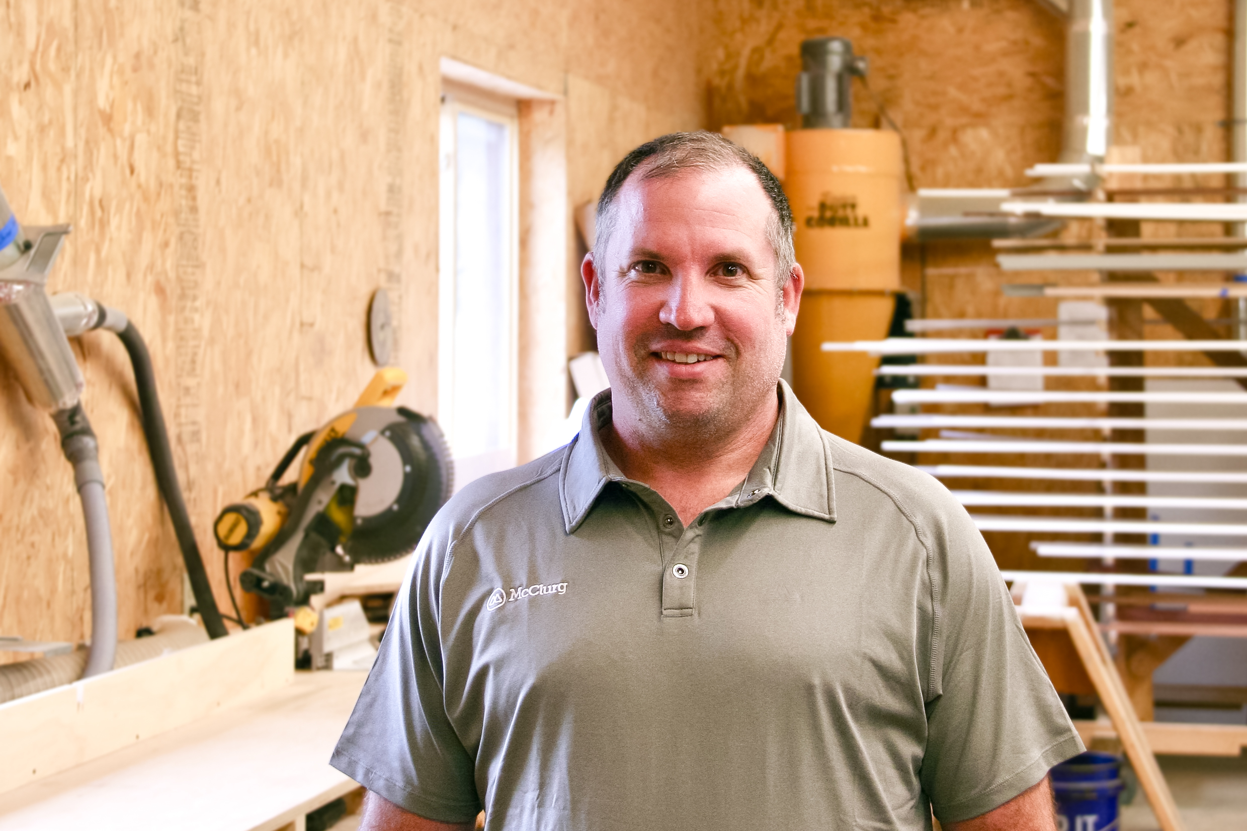 Dave Woodin, Lead Carpenter - Production Team Photo