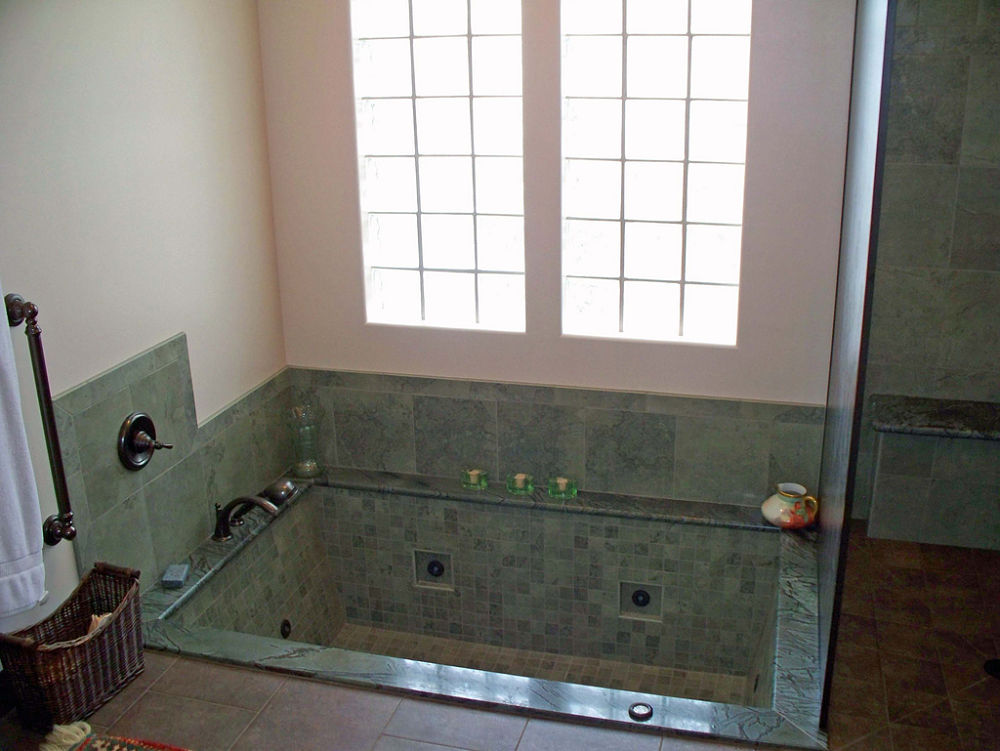 Bathroom Floor Wall Shower Tiles, Bathtub Made Of Tile